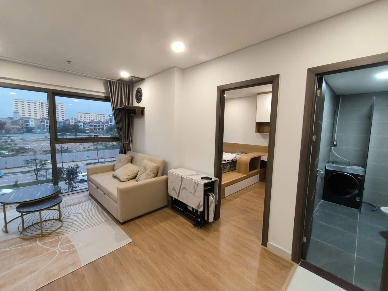 Nội thất thực tế căn Studio / 1 Phòng Ngủ Khai Sơn City